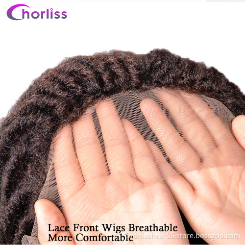 Private Label Cheap Ombre Afro Dreadlocks Wigs For Black Women Curly Braids Heat Resistance Faux Locs Synthetic Hair Wigs